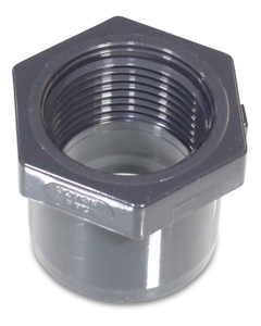 Reducing bush 32od x 3/4" fm w/octogon PVC